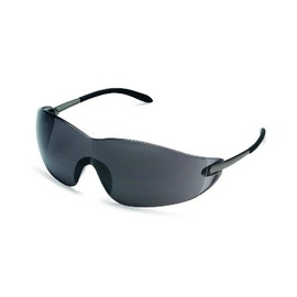 MCR S2112 Crews Blackjack Safety Glasses Chrome Frame Grey Lens 1 Pair