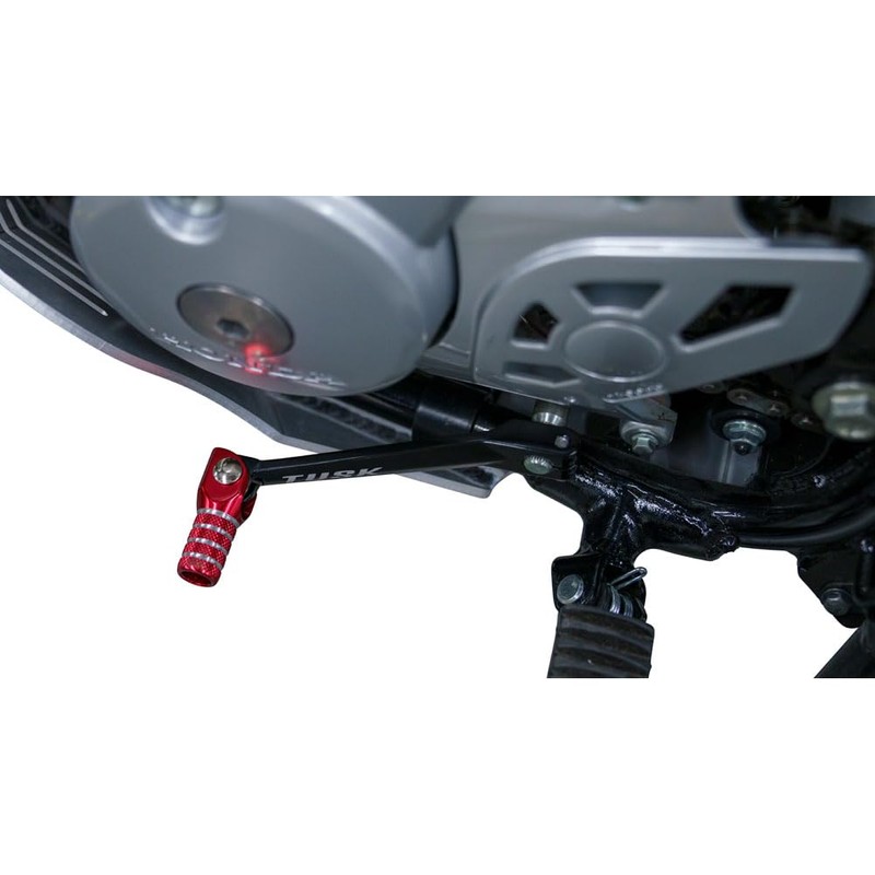 TUSK Folding Shift Lever Black/Red Tip for Honda XR100R 1985-2003