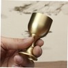 Ciieeo 3sets Antique Copper Alloy Wine Cups Delicate Holy Offering