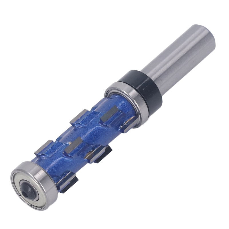 Spiral Flush Trim Router Bit 1/2x19x45mm Dual Bearing Round Shank