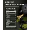 NaturaleBio Organic Ceremonial Grade Matcha Powder - 1oz