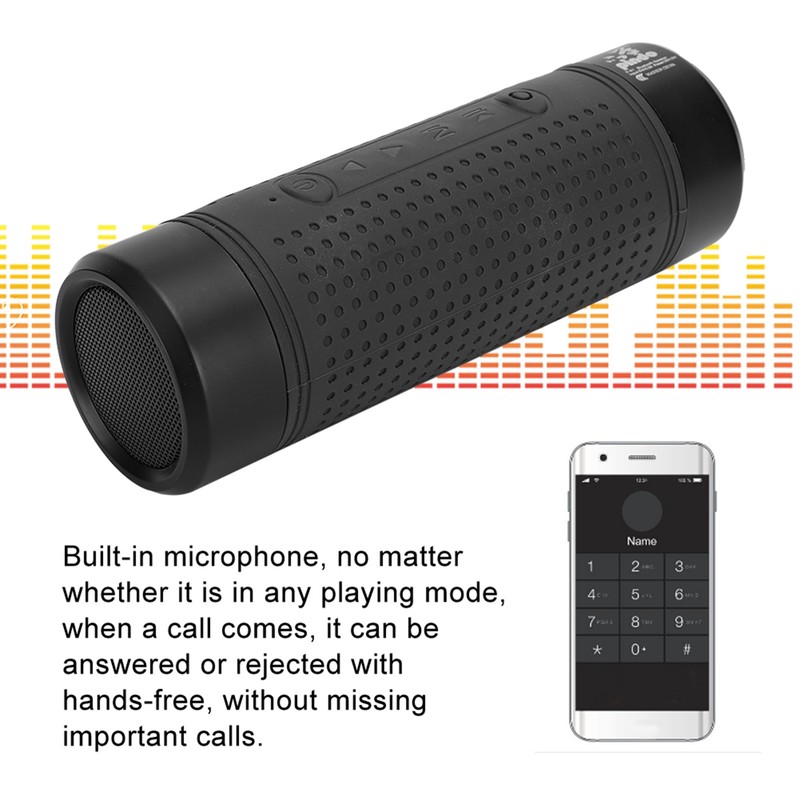 P‑X1 Waterproof Outdoor Bike Bluetooth Stereo Bass Mini Speaker FM