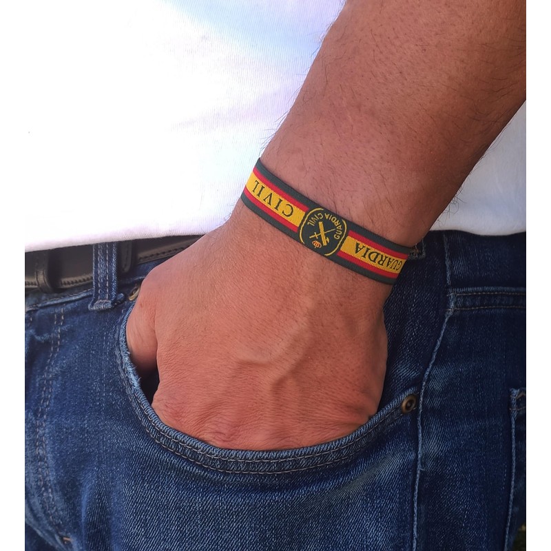 GOS Best Supplies Guardia Civil Spain Crest Bracelet for Men