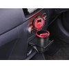 星光産業(EXEA) 車内用品 灰皿 (エクセア) ソーラーリングアッシュ ブラック ED-183 ドリンクホルダー型 LED付き