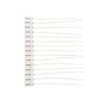 Pack of 100 Red Plastic Safety Ties Numbered Cable Ties