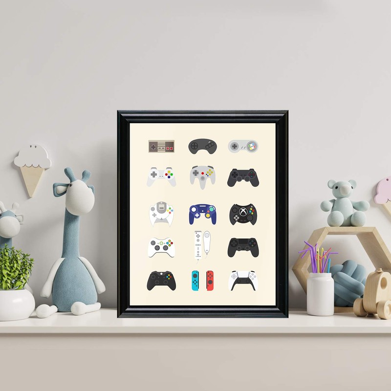 Retro Video Game Posters,Video Gaming Posters for Gamer Room Decor,Gamer