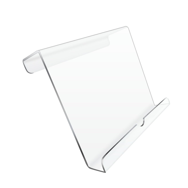 Qsxou Treadmill Tablet Holder, Exercise Bike Reading Stand,Acrylic Book Holder,