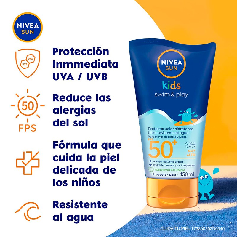 NIVEA SUN KIDS Protector Solar Corporal Swim & Play (150
