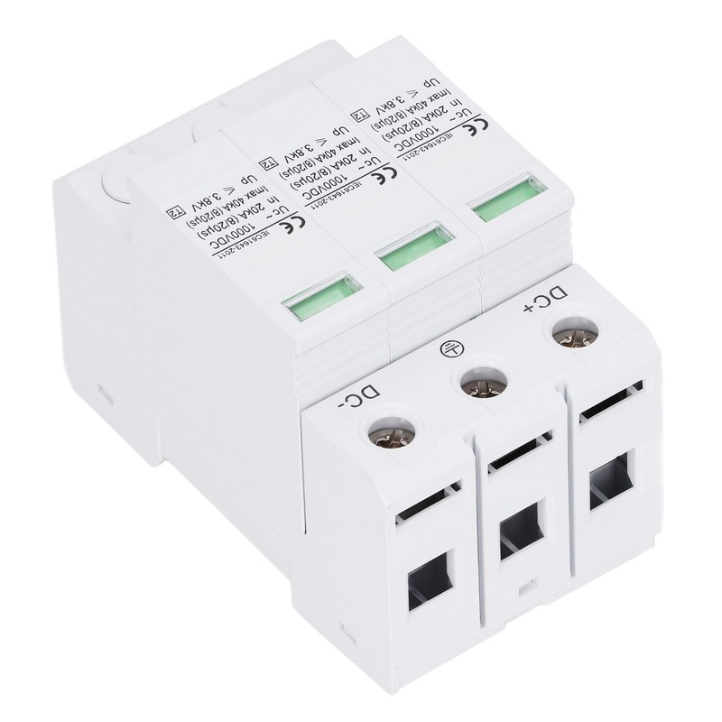 DC 1000V 40KA Surge Protector Arrester Protective Device for Photovoltaic