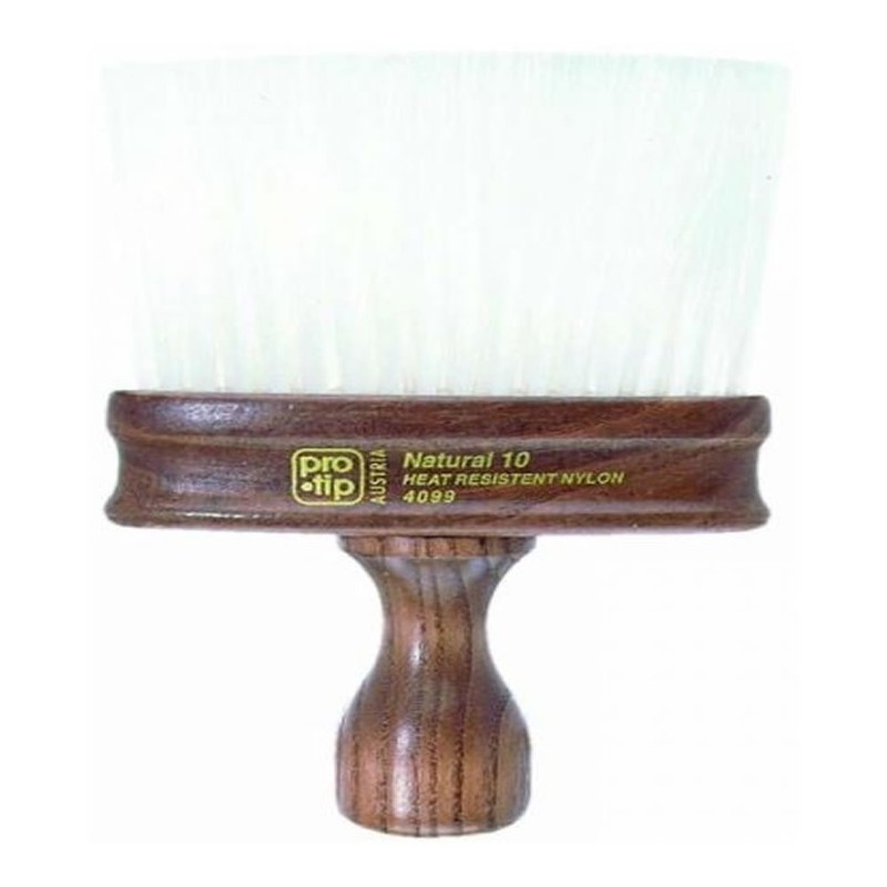 Pro-Tip Oval Handle Neck Brush, Light Wood