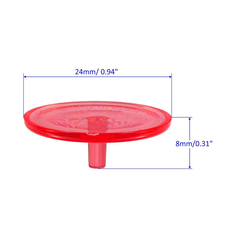 M METERXITY 100 Pack Golf Ball Marker - Plastic Transparent