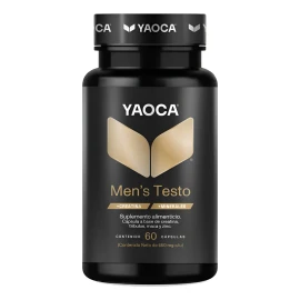 Men's Testo | Yaoca | 60 Capsulas | Vitaminas Para Hombre Sabor Sin Sabor