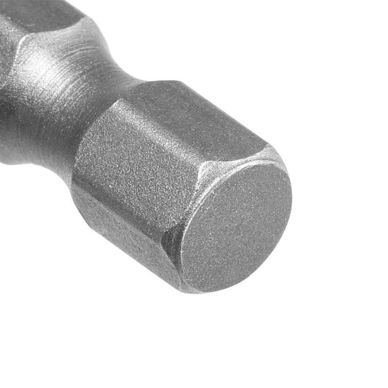 sourcing map 5 Pcs 4mm Slotted Tip Magnetic Flat Head