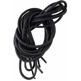 Legal TY40 SHOE LACES Shoelace Dress, Round Strings, 31.9 inches (81 cm), For 1 Pair (Total of 2 Pieces) (Black), black (black 19-3911tcx)