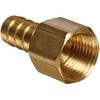 Anderson Metals 57002-0804 Brass Hose Fitting, Connector, 1/2" Barb x