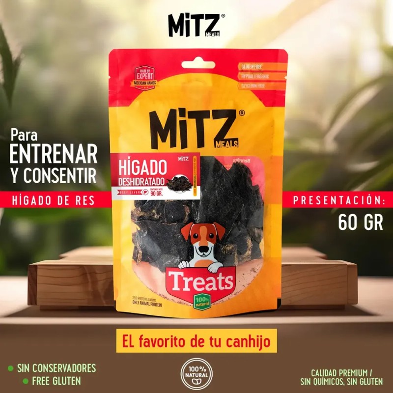 Premios Hígado De Res Deshidratado 1000 Gr Mitz