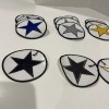 4 Inch Star Iron On Patches - As Many As