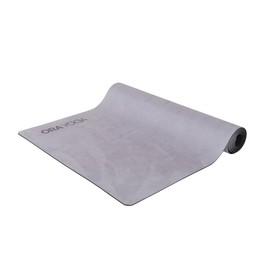 ORA YOGA Non Toxic Premium Suede Large Workout Mat - 3mm Thick Yoga Mat with Strap - Eco Friendly Exercise Mat for Women & Men - Non Slip Mat for Pilates, Gym, Home Workout (Lavender)