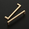 Ravinte Cabinet Handles Solid Slim Champagne Bronze 30 Pack 5