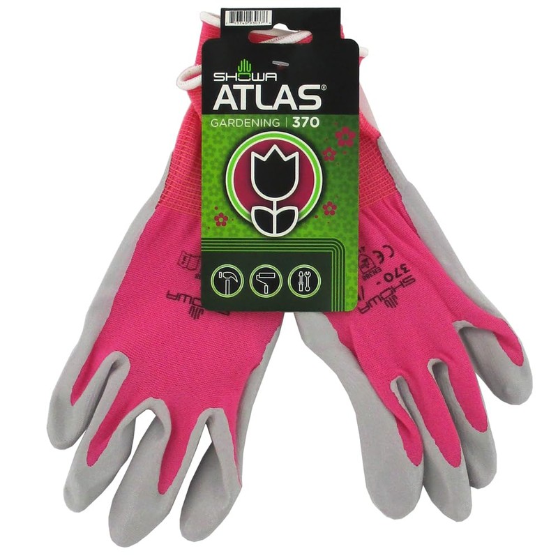 SHOWA Atlas 370 Professional Nitrile Work Gloves, Breathable High-Dexterity Precision