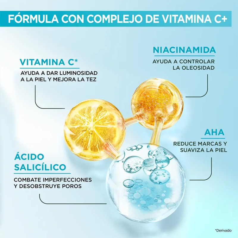 Garnier Express Aclara sérum anti-imperfecciones 30 ml, vitamina C +