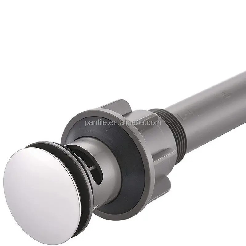 11/4'' Size Matte Black Plastic Basin Pop up Drain With