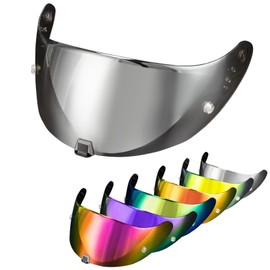 PSLER Helmet Visor for T520 ST1400 R1 - T520 ST1400 R1 Face Shield Helmet Visor Helmet Accessories,Transparent Silver