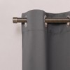 NICETOWN Short Blackout Cafe Curtains Kitchen Window Valance, Thermal Insulated