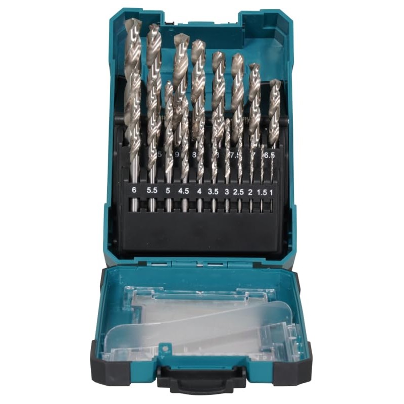 Makita HSS-GS 19 Piece Metal Drill Bit Set 2.5-7mm with