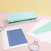 Craftelier - Turquoise Blue Adjustable 6-Hole Punch Compatible with Different