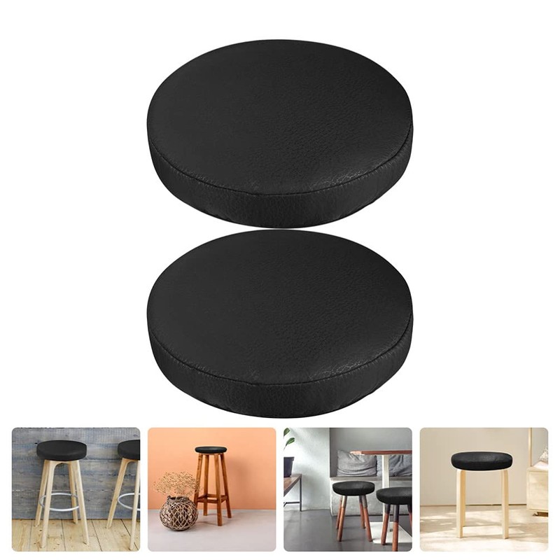 MILISTEN Removable Stool Protector, 2 Pack Bar Stool Cushion PU