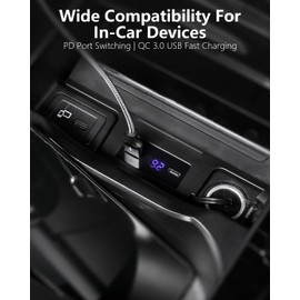 CLEC Car Wireless Charger for Benz A-Class 2019-2022,GLA/GLB/CLA-Class 2020-2022,QC 3.0 Fast Charger Qi 3.0 Wireless Phone Charger with 2 USB Ports,Center Console Interior Accessories,Plug-and-Play
