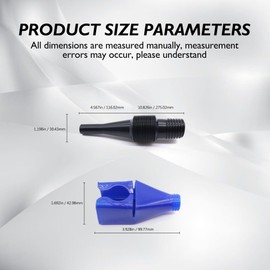 OXCANO 4pcs Blue Retractable Auto Fuel Funnel Compatible with All Purpose Automotive Funnels Plastic Flexible Funnel Petrol for Cars and Motorcycles,Flexible Draining Tool