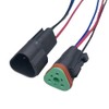 Black Male & Female Connectors for Deutsch DT Prewired DT06