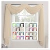 Megachest TAILORED VOILE WINDOW SCARF PELMET (mink, 56"X197"X1 Panel)