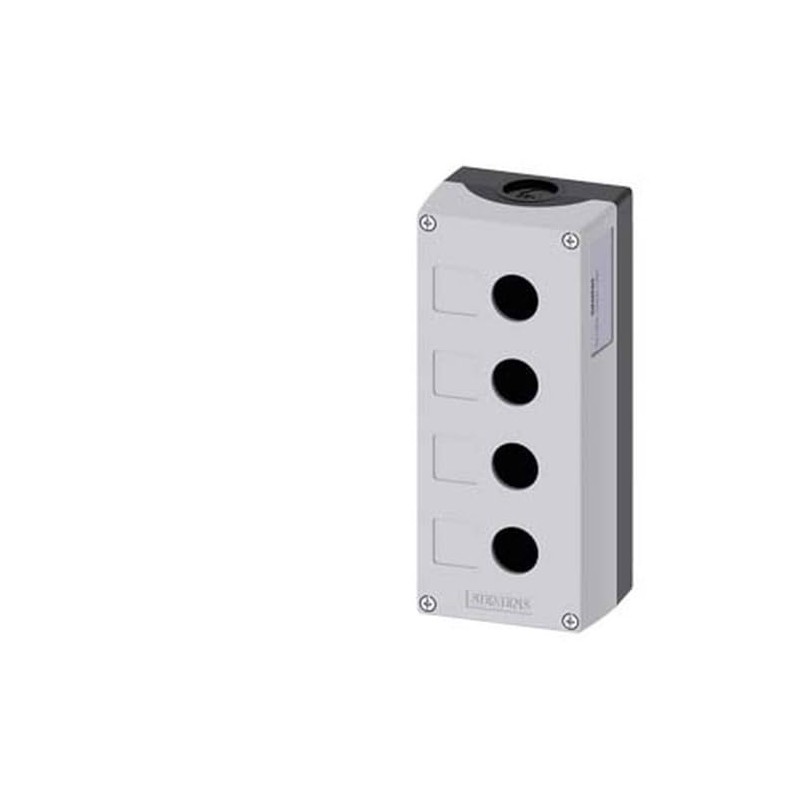 Siemens 3SU1804-0AA00-0AB1 Devices, 22MM, Round, Material, Enclosure TOP Part Gray,