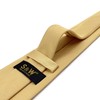 S&W SHLAX&WING Ties for Men Solid Yellow Formal Tie and