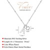 Vrsilver Gifts for Girls Jewelry - Initial Necklace for Girls