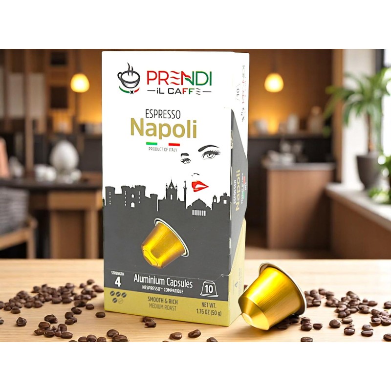 Prendi iL Caffe-Aluminium Capsules Prendi Espresso Napoli Medium Roast -