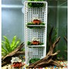 Hermit Crab Layered Rest Platform Hand-Woven Coral Fleece Reptile Habitat