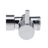Brass Shower Diverter Valve Bathroom Valve Chrome Polished 3/4 1/2