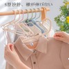 easylife-jp 20-piece Hangers, Prevents Cracking, Laundry Hangers, Plastic Clothes Hangers,