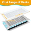 Orzbow Baby Proofing Soft Silicone Vent Cover for Home Wall/Ceiling/Floor