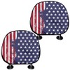 TOADDMOS American Flag Headrest Covers Car Truck SUV Van Universal