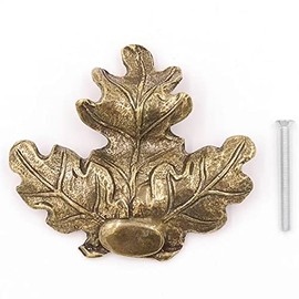 GTK - Geweihe & Trophäen KRUMHOLZ Oak Leaf Cover Sheet with Thread and Screw Pack of 1