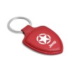 iPick Image Jeep Willys Star Logo Soft Real Red Leather