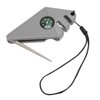 2PCS 6 in 1 Outdoor Knife Sharpener with Compass Survival