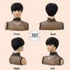 DOcute Short Black Bob Wig Straight Wig Short Wig With