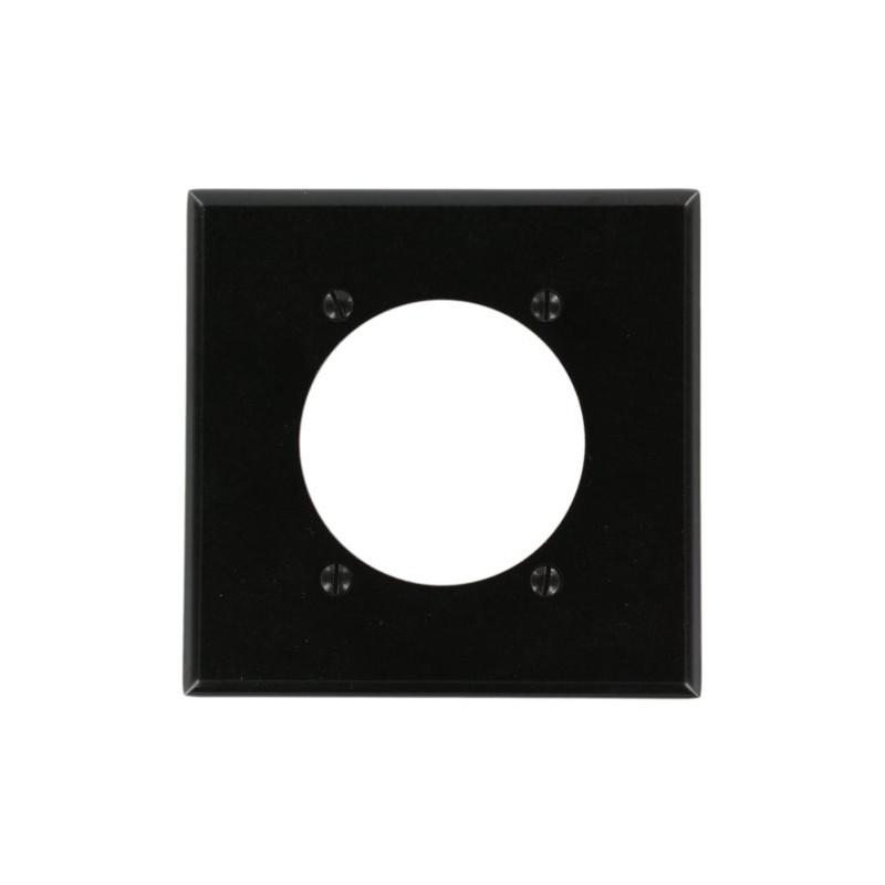Leviton 2-Gang Flush Mount 2.465-Inch Diameter, Device Receptacle Wallplate, Device