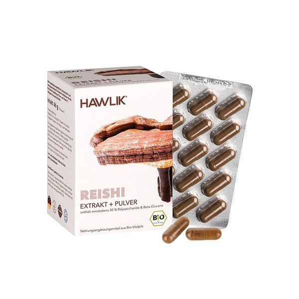 Hawlik Health Products - Reishi Extract + Powder - Vital Mushrooms - 1000